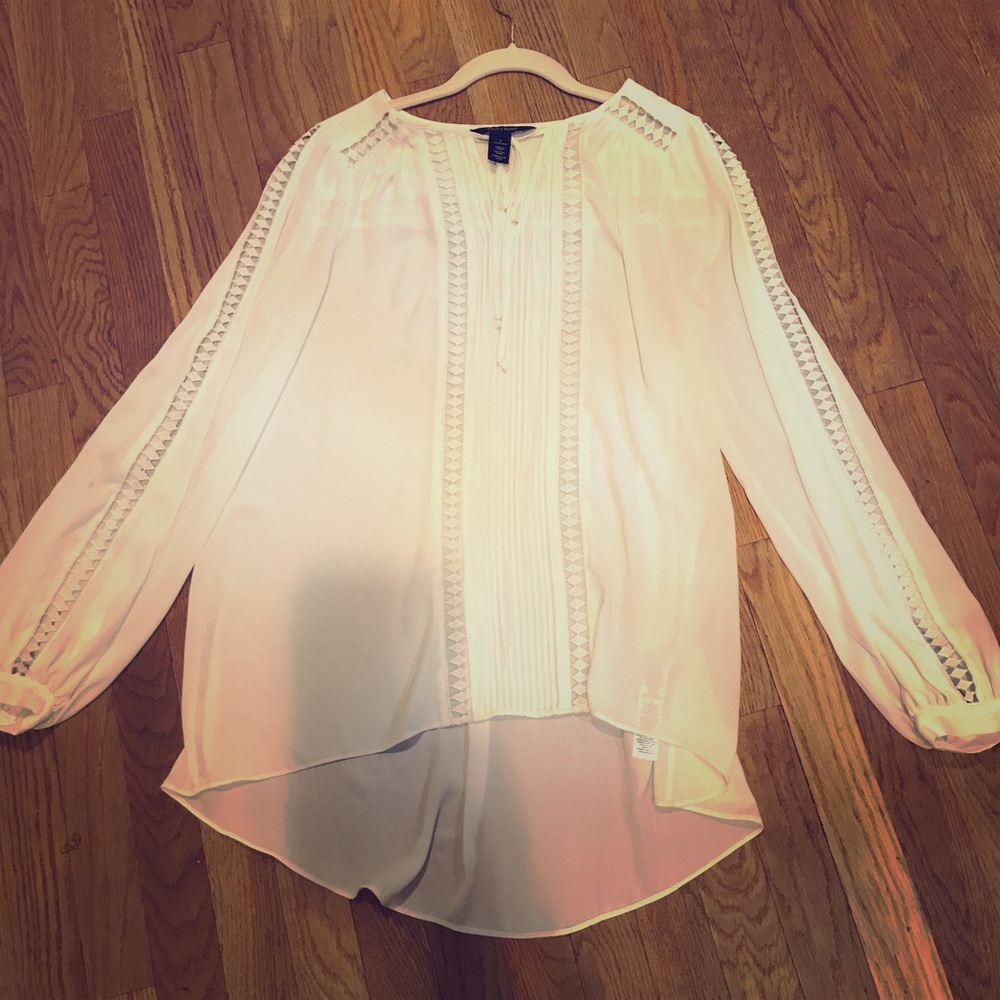 Cream colored blouse